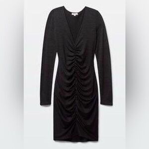 Aritzia Black Knit Wilfred Free Shaik Dress